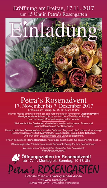 Veranstaltung Rosenadvent