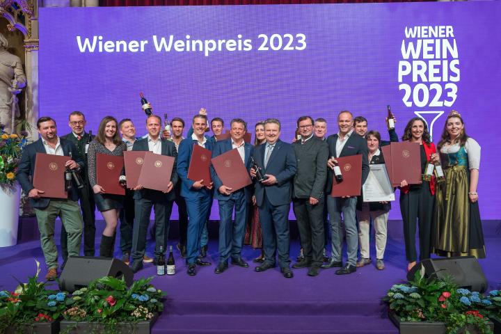 Gruppenfoto Wiener Weinpreis 23