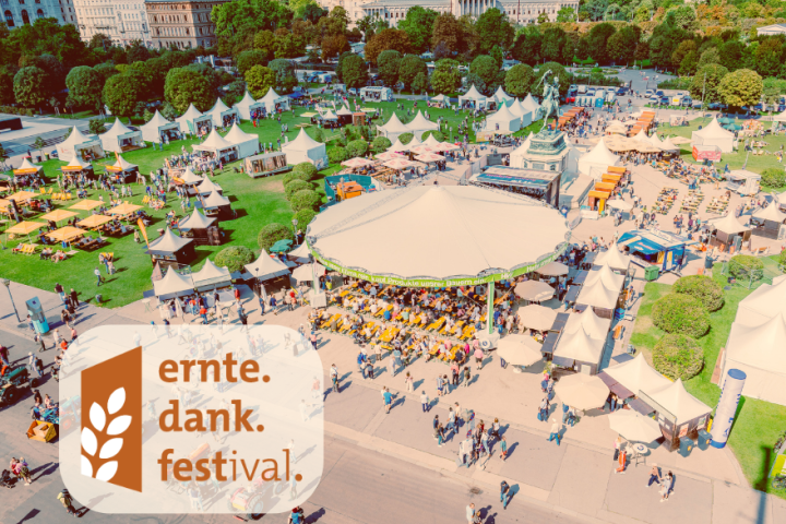 Erntedankfestival 2025, Blick auf den Heldenplatz