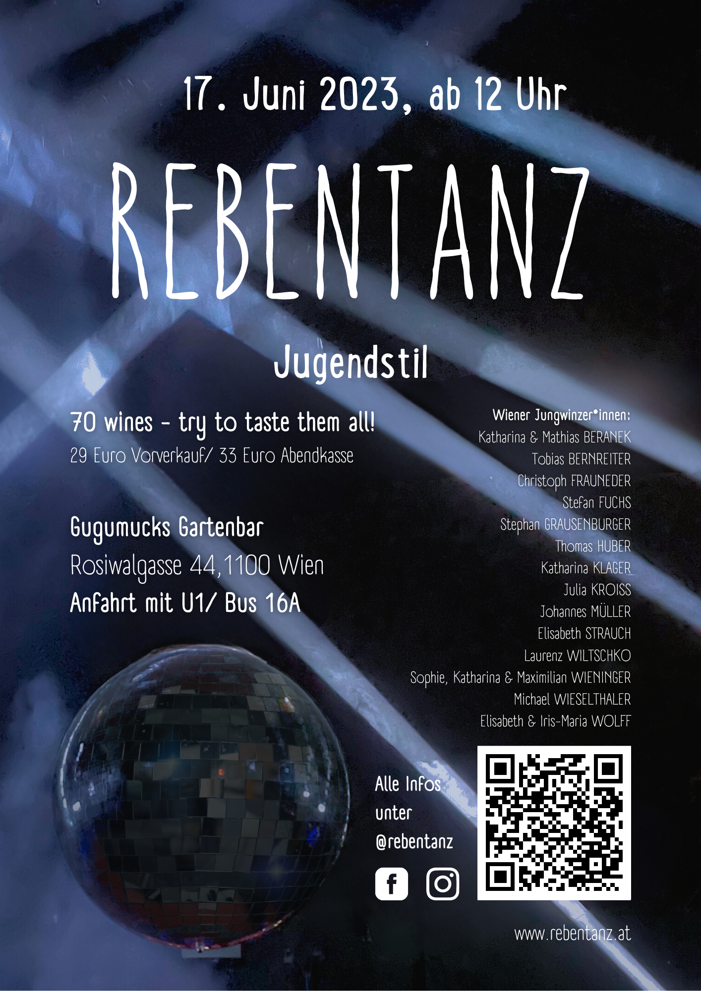 Poster Rebentanz Jugendstil